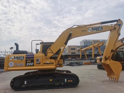 China Benutzter Kettenbagger Komatsu PC200-8 der hohen Qualität im Verkauf, aus zweiter Hand KOMATSU 20 Ton Track Digger zu verkaufen