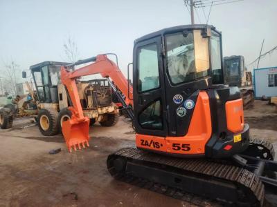 China Japão usou a maioria de Hitachi 2018 popular Mini Excavator Zx 55UR, de segunda mão 5,5 Ton Track Digger Hitachi Zx 55 na venda, Zx60, Zx70, Zx120 à venda