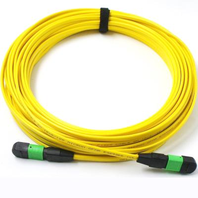 China 10G OM3 48 hydra core MPO/MTP fiber optic mpo reversible patch cord fiber optic cable fiber optic patch cord for sale