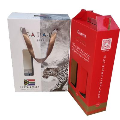 China Recyclable Luxury Eco Friendly Customized Gift Champagne Beer Wine Bottle Paper Bags for sale