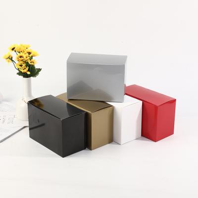 China Recycled material design small card box creative multifunctional white custom color gift box for packaging for sale