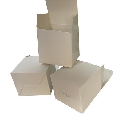 China Recyclable Mailing Box 350g Shipping Goods White Card Box Small, Handmade Cardboard Packaging Box, Foldable White Box for sale