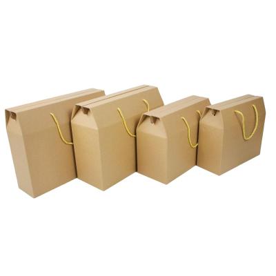 China Recyclable General Purpose Corrugated Kraft Paper Boxes , Customizable Local Specialty Nuts And Dry Goods Gift Boxes for sale