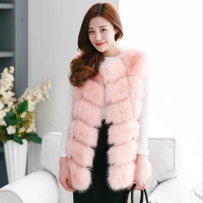 China Manufacturer 2021 QUICK-DRY fur vest European and American vest of new autumn and winter faux fur jacket women for sale