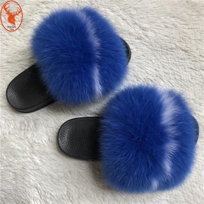 China Anti Slippery Fur Slides Baby Women Outdoor Indoor Slippers for sale