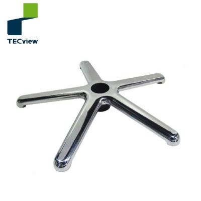 China Chair Fine Polishing Aluminum Base Office Chair Parts for sale