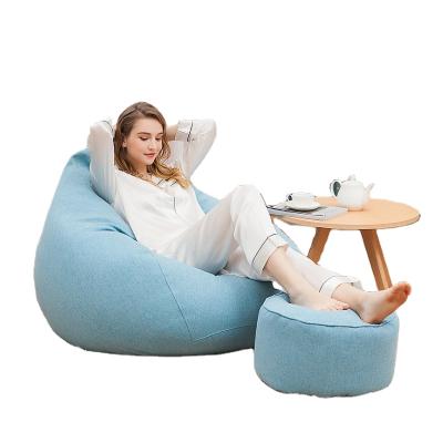 China Medium Type Fabric Art Chair Bean Bag Chairs Living Room Simplicity Modern High End Tatami Large Family Sofa for sale