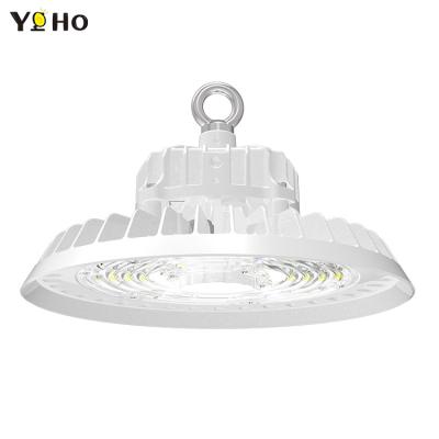 China Exhibition Halls High Lumen Industrial Warehouse Lighting 100W 150W 200W 300W UFO LED High Bay Lights for sale