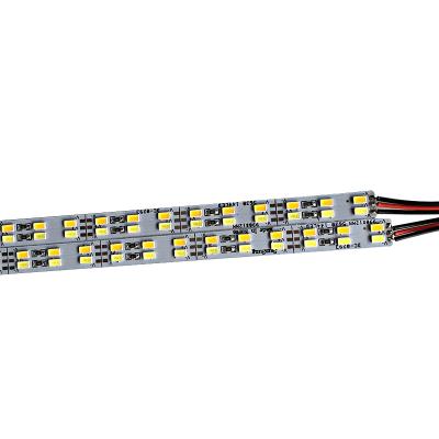 China Langdscape Warehouse KTV Theme Park DC12V 144leds Dual Colors White+Warm White+Natural Adjustable Aluminum TDC SMD 5630 5730 LED Rigid Strip Light for sale