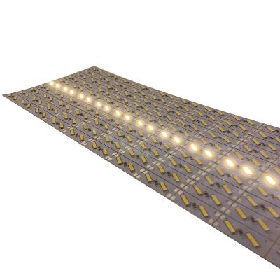 China High Quality Household KTV Warehouse Langdscape DC12V SMD 7020 Theme Park 5630 5730 2835 8520 IP20 LED Crossbeam Aluminum Rigid Strip Lights for sale