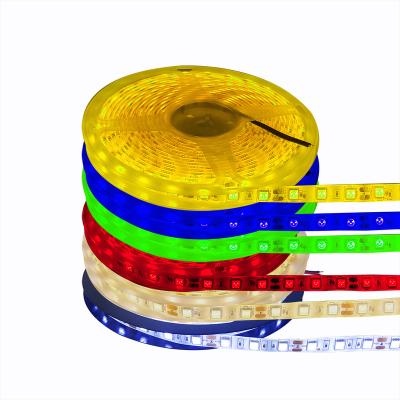 China Household KTV Warehouse Langdscape Theme Park DC12 24V smd5050 No,Long Strip 3000k Warm White Yellow Red Green-Blue 5000k 6000k 60LEDs/m300leds Waterproof Flexible LED Light for sale