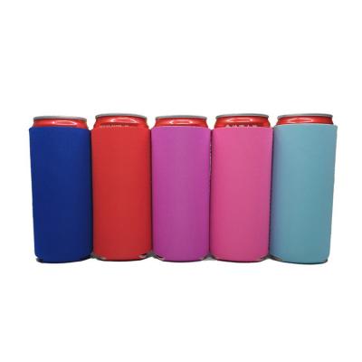 China Custom Beverage Insulated Sleeve Waterproof Coozies Stubby Holder Beer Bottle Cooler LOGO Thermal Cans Cooler Beer Sleeve Promotional for sale