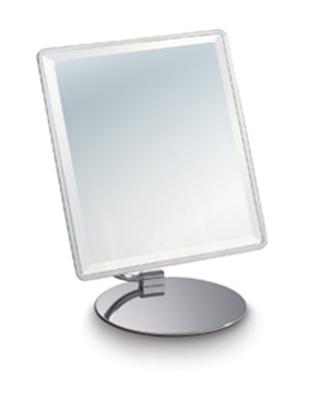 China Square SUS Single Side Magnifying Makeup Desktop Folding Mirror for sale