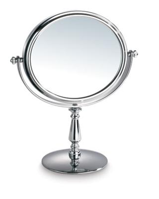 China Fashion Double Magnifying Sides Round Table Make Up Mirror for sale