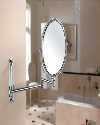 China Magnifying Double Side Round Wall Mounted Vanity Bathroom Mirror for sale