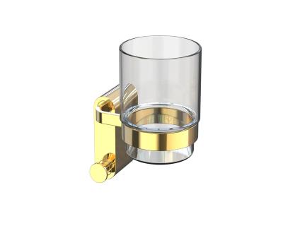 China Outdoor Tumbler Holder Cup Holder Durable High Quality Modern Gold Bathroom Accessories for sale