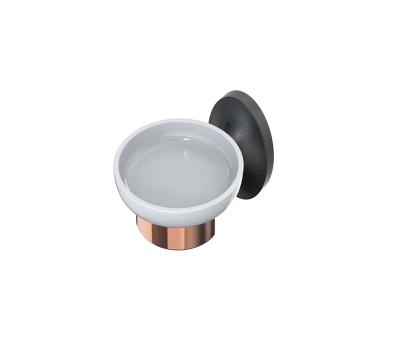 China Durable 2021 Modern Bathroom Accessories Hotel Bathroom Rose Gold Soap Dish Holder for sale