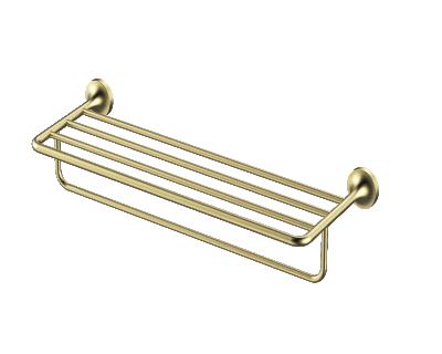 China BRIEF Metal Bathroom Accessories Wall Mount High Quality Towel Rack for sale