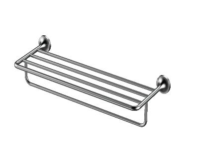 China High quality romantic zinc alloy bathroom accessories and 201 stainless steel bathroom towel shelf for sale