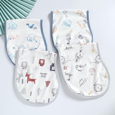 China Washable Hot Sale Cartoon Waterproof Newborn Baby Burp Cloth for sale