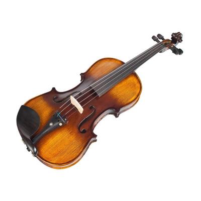 China NAOMI 4/4 Fir Brown Color Full Size Violin Acoustic Violin W/Case+Bow+Rosin Set for sale