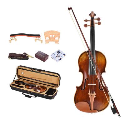 China NAOMI Professional Performance Level Violin Impeccable 4/4 Copy Stradivarius 1716 Violin Handmade Fir Violin and Bow Case Strings for sale