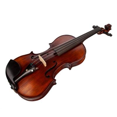 China NAOMI 4/4 Acoustic Violin China Violin Matte Fir Handmade W/Violin case+Bow+Rosin for sale