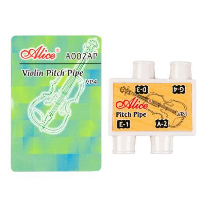 China Violin Alice A002AP Vigorous and Durable ABS Selector Fiddle Pitch Pipe Tuner Solid Violin Note with Case Violin Parts Accessories for sale