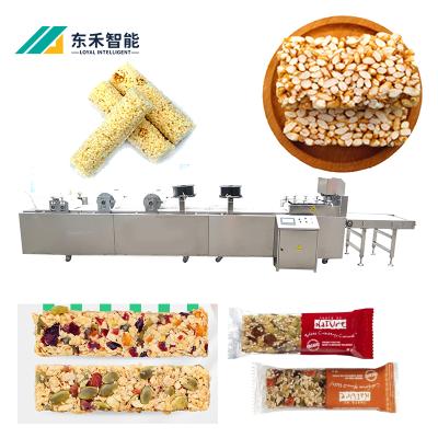 China food & Beverage Factory Automatic Peanut Sesame Brittle Candy Forming Machine Cereal Bar Making Cutting Machine for sale