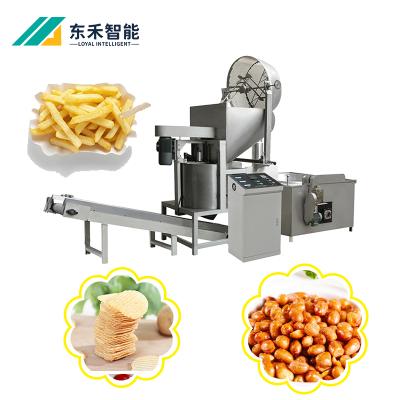 China food & High Quality Automatic Plantain Chips Batch Fryer Machine Beverage Plant Banana Fries Making Deep Batch Frying Machine 100-1000kg/H For Sale for sale