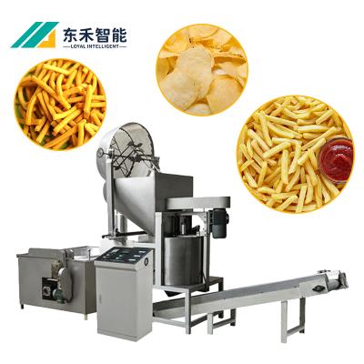 China food & High Quality Automatic Beverage Factory Potato Chips Batch Fryer Machine Fried Snacks Making Deep Batch Frying Machine For Sale for sale