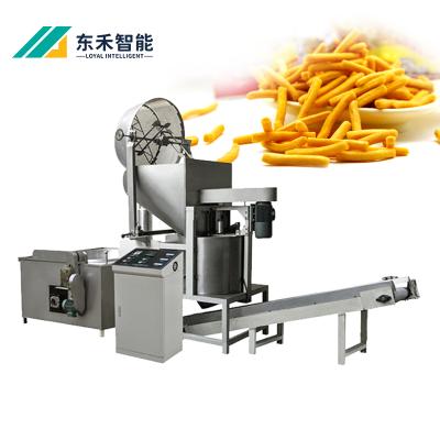 China Good Quality Industrial Potato Chips Batch Fryer Machine Gas Chips Batch Deep Fryer Industrial Machinery Repair Shops Stainless Steel Pellet Snacks for for sale