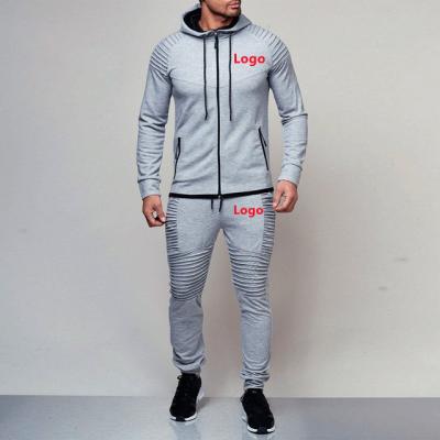 China Breathable 2 Pieces Running Jogger Sets Men Sweatshirt Sports Set Gym Clothes Men Sports Suit Training Suit Sweatpants And Hoodie Set for sale