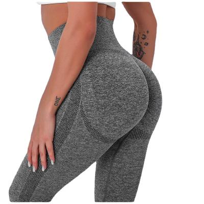 China Custom Anti-pilling Gaiters Sport Pants High Waisted Yoga Gaiters For Women Sportswear Gym Seamless for sale