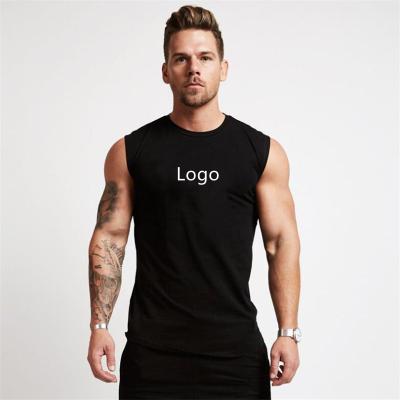 China 2021 QUICK DRY Gym Workout Shirt Tank Top Men Bodybuilding Clothing Sleeveless Fitness Men Sportswear Invest Muscle Men Beach Tops for sale