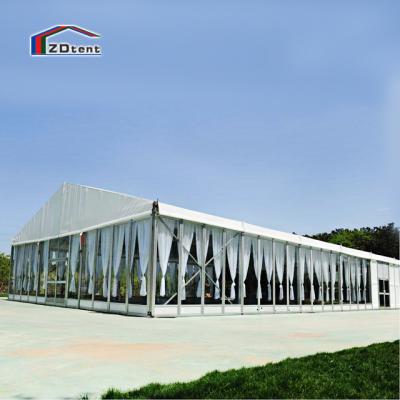 China trade fair; business conference; event ; exposure ; temporary outdoor trade show marquee tent event tent with glass walls for sale