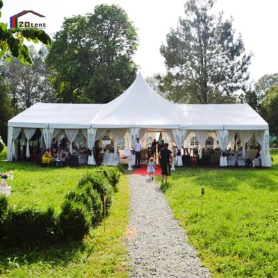 China Fire retardant ; raincoat ; durable label celebration luxury decorated marquee tent for ceremony party for sale