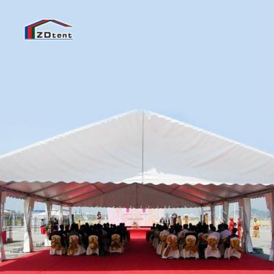 China Part ; fashion show ; Large Roof PVC Tent Waterproof Aluminum Material Durable Canopy Top Tent Banquet Frame Banquet Tent for sale