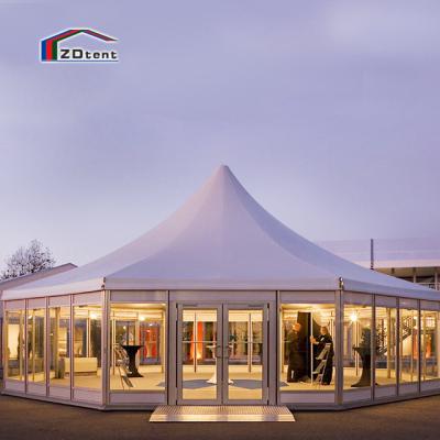 China Exposure ; part ; event ; trade fair; wedding ; high peak banquet exhibition event party tent with glass wall for sale