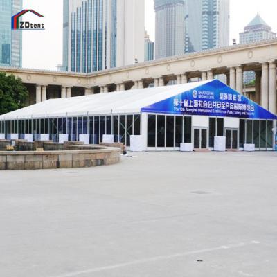 China Wind Resistant Aluminum Permanent Exhibition Tent Large Capacity Frame Outdoor Tent for sale