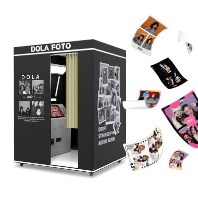 China 2023 Coin Operated Shopping Malls Digital Photo Booth Printer Commemorative Photos Commercial Use Selfie Photo Booth for sale