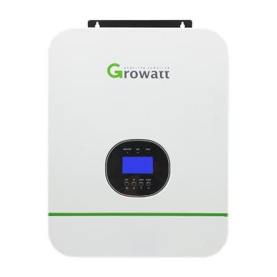 China Growatt Solar Power Inverters Off Grid Solar Panel Inverter AC 3kw 5kw 12kw 15kw 17kw 20kw Solar AC Inverter Price 466x277x196mm for sale