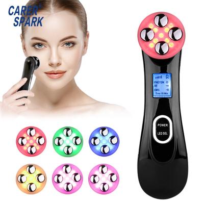 China Portable Pore Remover Radio Frequency and Facial Phototherapy Skin Care Beauty Equipment for Facial Wrinkles and Acne for sale