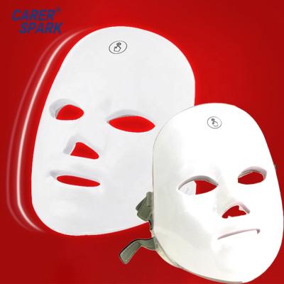 China Skin Tightening Home Use Photorejuvenation Wireless 7 Color LED Mask Therapy For Acne Treatment And Skin Tightening for sale