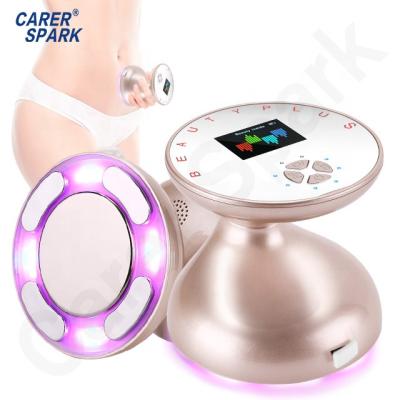 China Weight Loss Home Use EMS 2022 Red Blue Led Vibration 80k RF Therapy Ultrasonic Slimming Machine For Weight Loss for sale