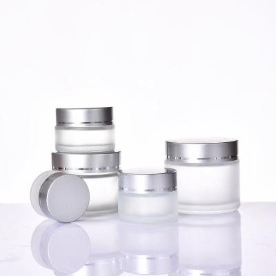 China Customization Cosmetic Professional Color Frosted Ointment Cream Jar Skin Cream Packaging Bottle 5g 10g 15g 20g 30g 50g 60g 80g 100g for sale