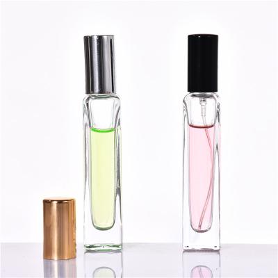 China New Products 15ml Mini Empty Square Travel Cosmetic Customized Glass Luxury Perfume Bottle for sale