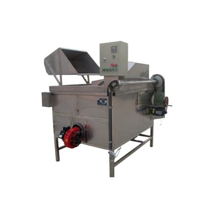 China Factory Gas Batch Fryer Peanut Peanut Cashew Almond Almond Hazelnut Walnut Electric Heating Deep Chip Frying Machine for sale