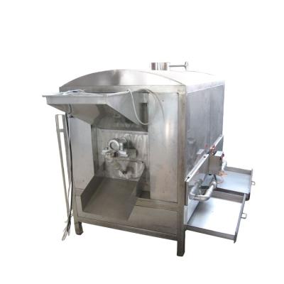 China Flour Mill Peanut Almond Cashew Nut Roasting Machine Gas Rotary Drum Nut Roaster for sale