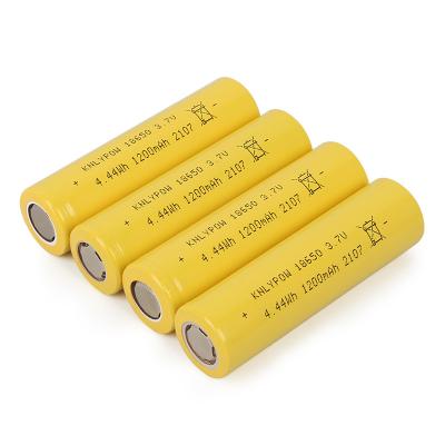 China 18650 18650 battery factory price bulk lithium ion 1200mah 3.7v rechargeable battery for flashlights for sale